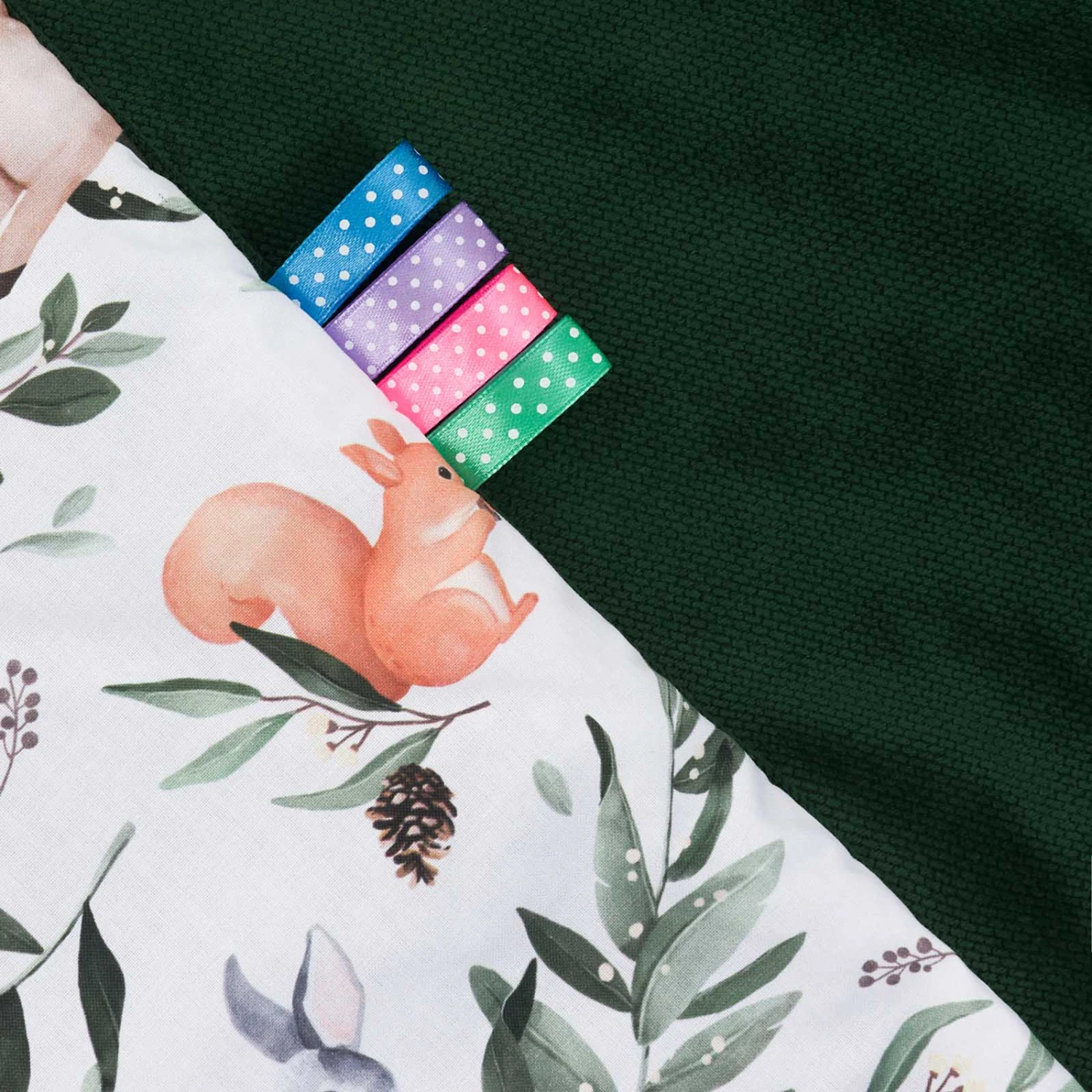 Histoire De La Forêt Couverture De Bébé 75x100cm VELVET – Image 5