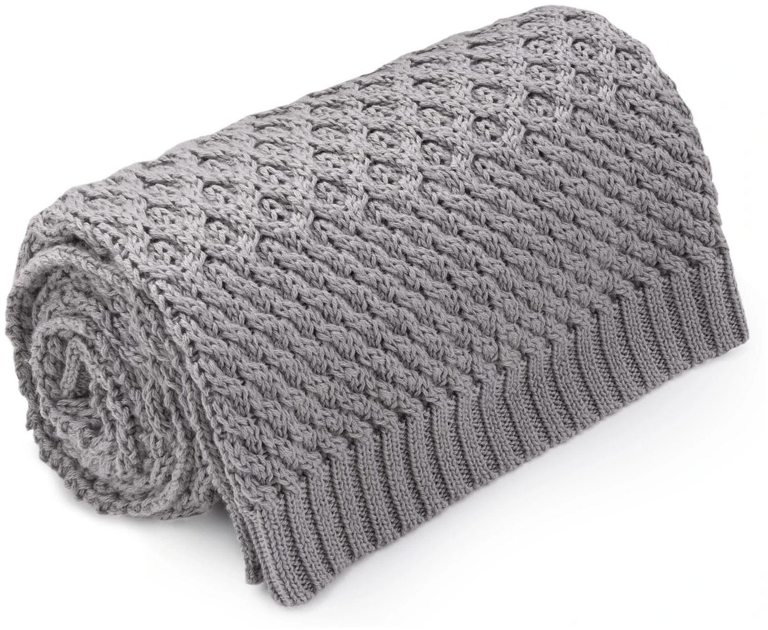 Oiseau Gris Plaid En Laine MERINOS – Image 3