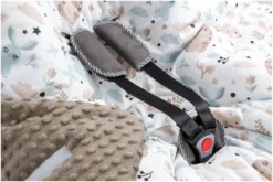 Amis Pour Toujours & Mocha Minky Plaid Pour Siège Auto -Bébés Produits Magasin friends forever mocca minky car seat blanket 03