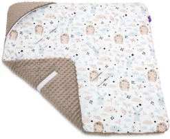 Amis Pour Toujours & Mocha Minky Plaid Pour Siège Auto -Bébés Produits Magasin friends forever mocca minky car seat blanket 05