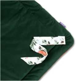 Histoire De La Forêt & Green Velours Couverture D’emmaillotage -Bébés Produits Magasin jukki baby wrap forest story green velvet 02 6