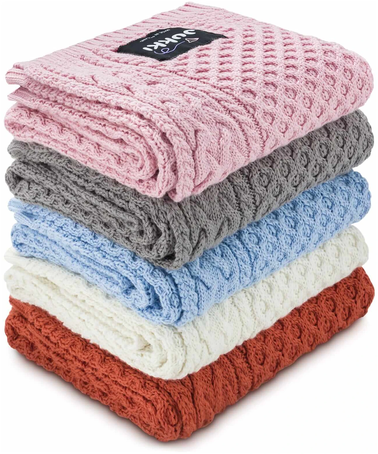 Oiseau Gris Plaid En Laine MERINOS – Image 2