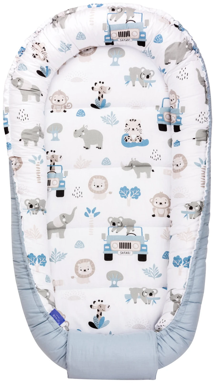 Safari Bleu & Bleu Minky Ensembles De 5 Pièces XXL – Image 8