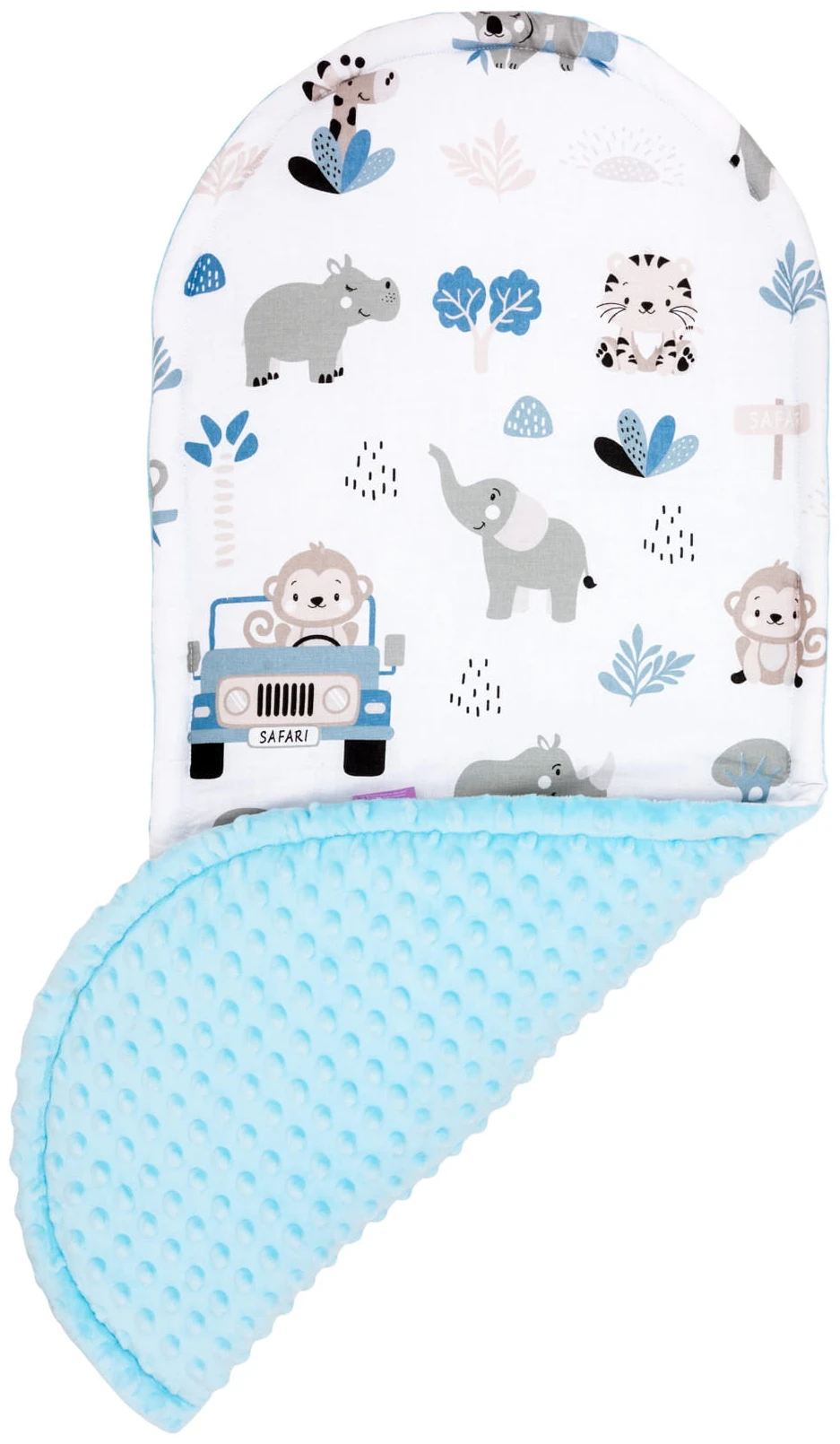 Safari Bleu & Bleu Minky Ensembles De 5 Pièces XXL – Image 6