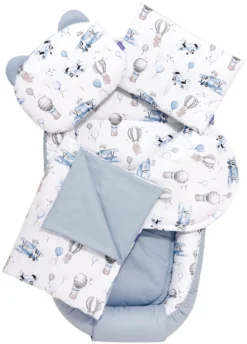 Voyage En Ballon Bleu Ensembles De 5 Pièces XXL