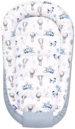 Voyage En Ballon Bleu Nid De Cocon XXL -Bébés Produits Magasin jukki 5 piece of set XXL balloon travel blue 08 2