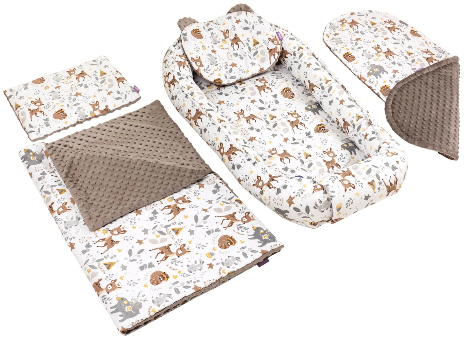 Forêt Magique & Mocha Minky Ensembles De 5 Pièces XXL – Image 2