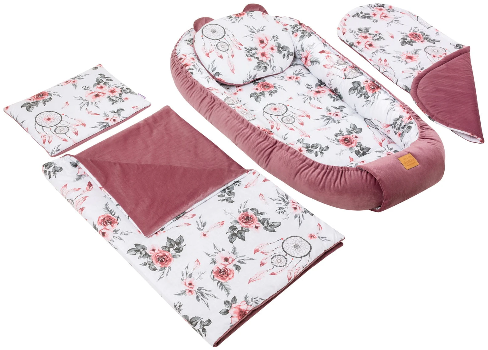 Rêve D’été & Velours Vieux Rose Ensembles De 5 Pièces XXL 2 Rêve D’été & Velours Vieux Rose Ensembles De 5 Pièces XXL – Image 2