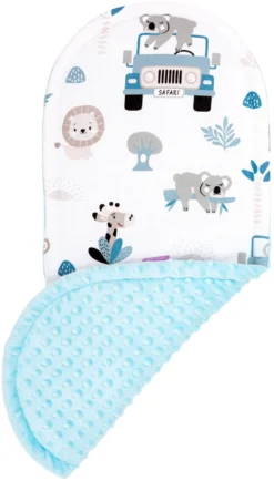 Safari Bleu & Bleu Minky Ensemble De 5 Pièces Confort 12 Safari Bleu & Bleu Minky Ensemble De 5 Pièces Confort -Bébés Produits Magasin jukki 5 piece set comfort blue safari minky 03