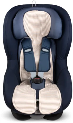 Insert Anti-sueur Pour Siège Auto – Beige Stripes -Bébés Produits Magasin jukki anti sweat pad beige stripes 06