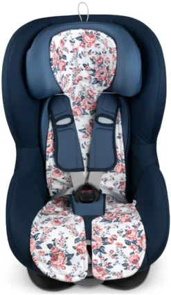 Insert Anti-sueur Pour Siège Auto – Roses -Bébés Produits Magasin jukki anti sweat pad roses 06