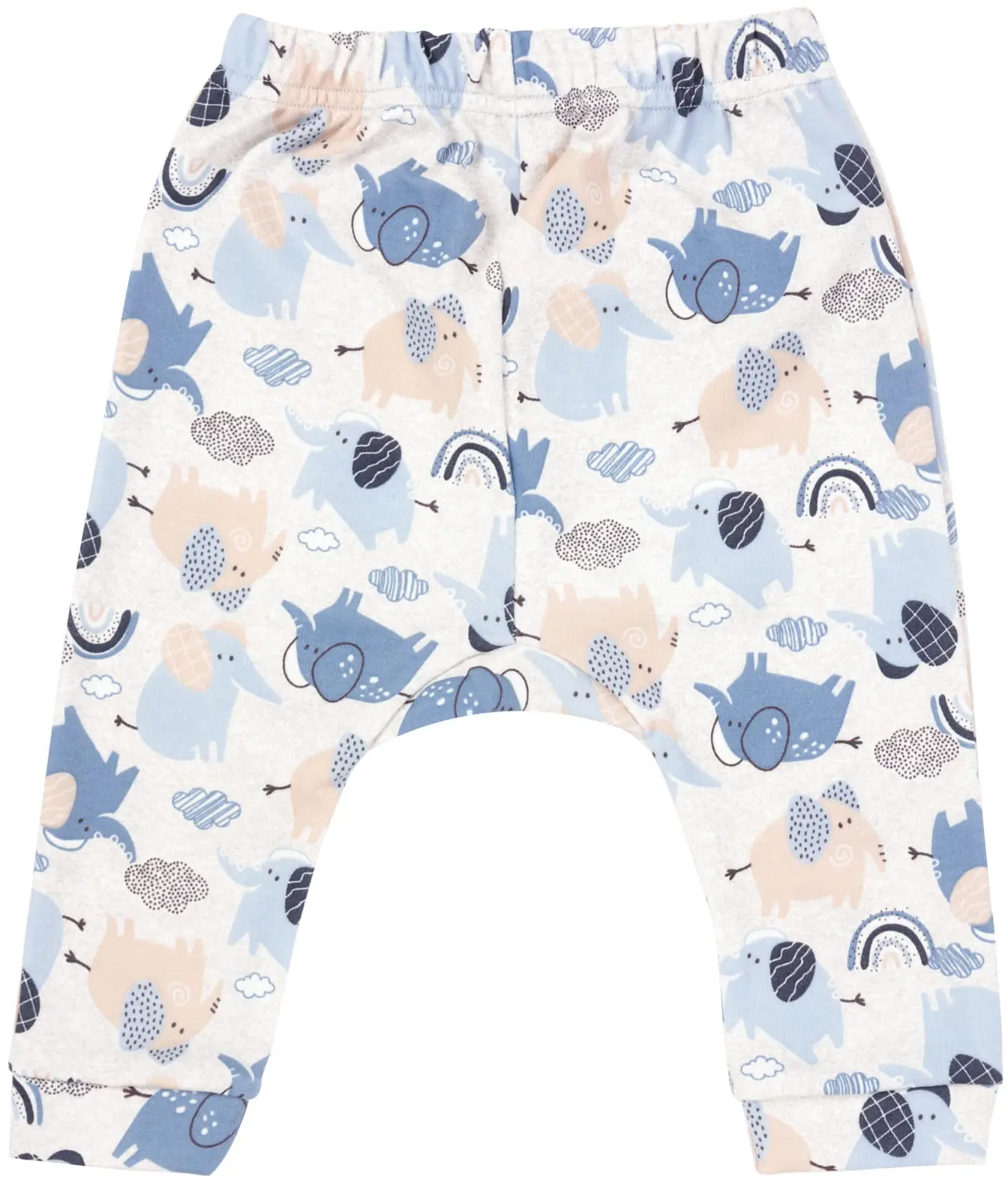 Pantalon De Bébé En Coton, Lot De 3 „Blue Elephants” – Image 7