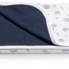 Couverture Tricotée – Teddy Bear Blue