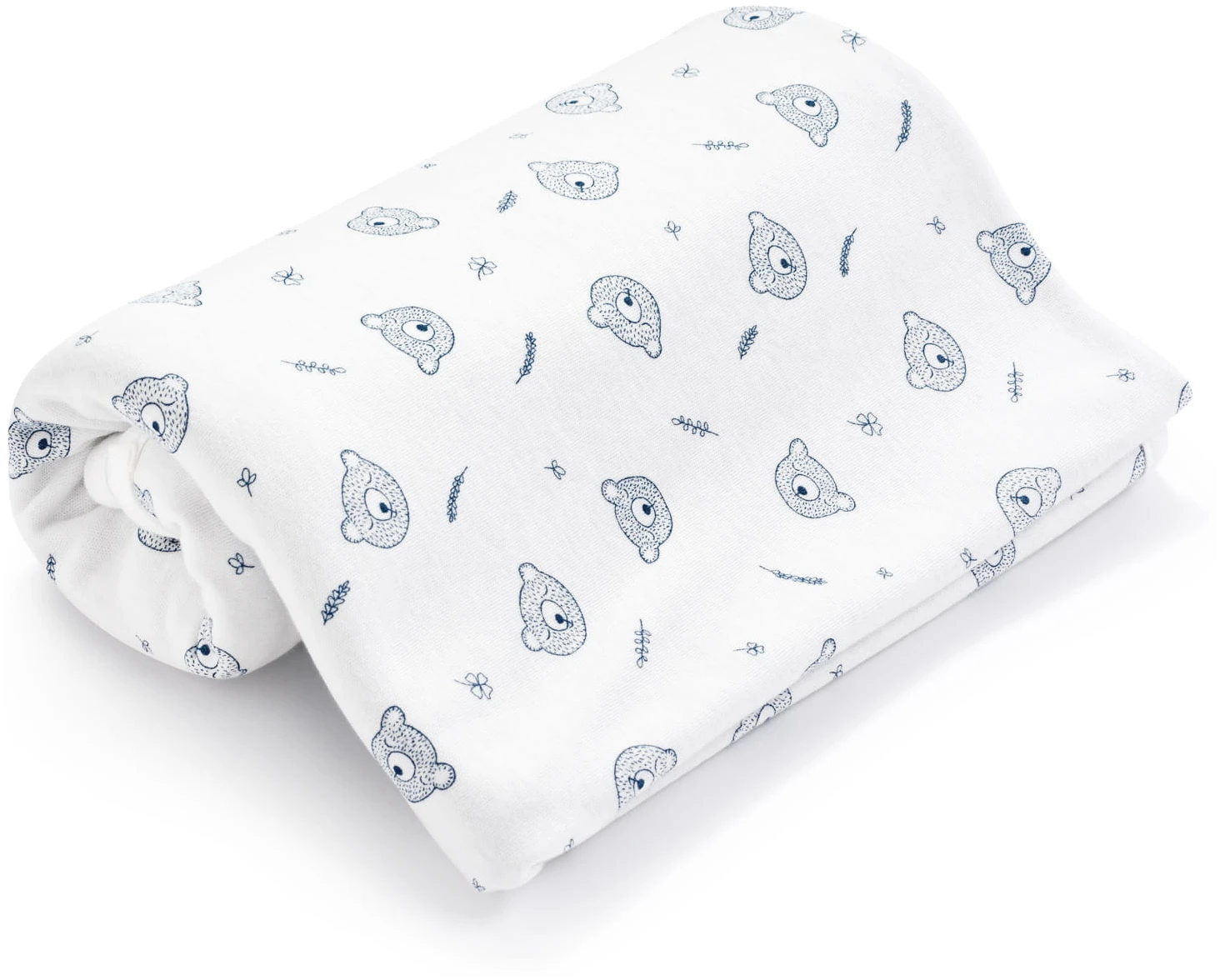 Couverture Tricotée – Teddy Bear Blue – Image 4