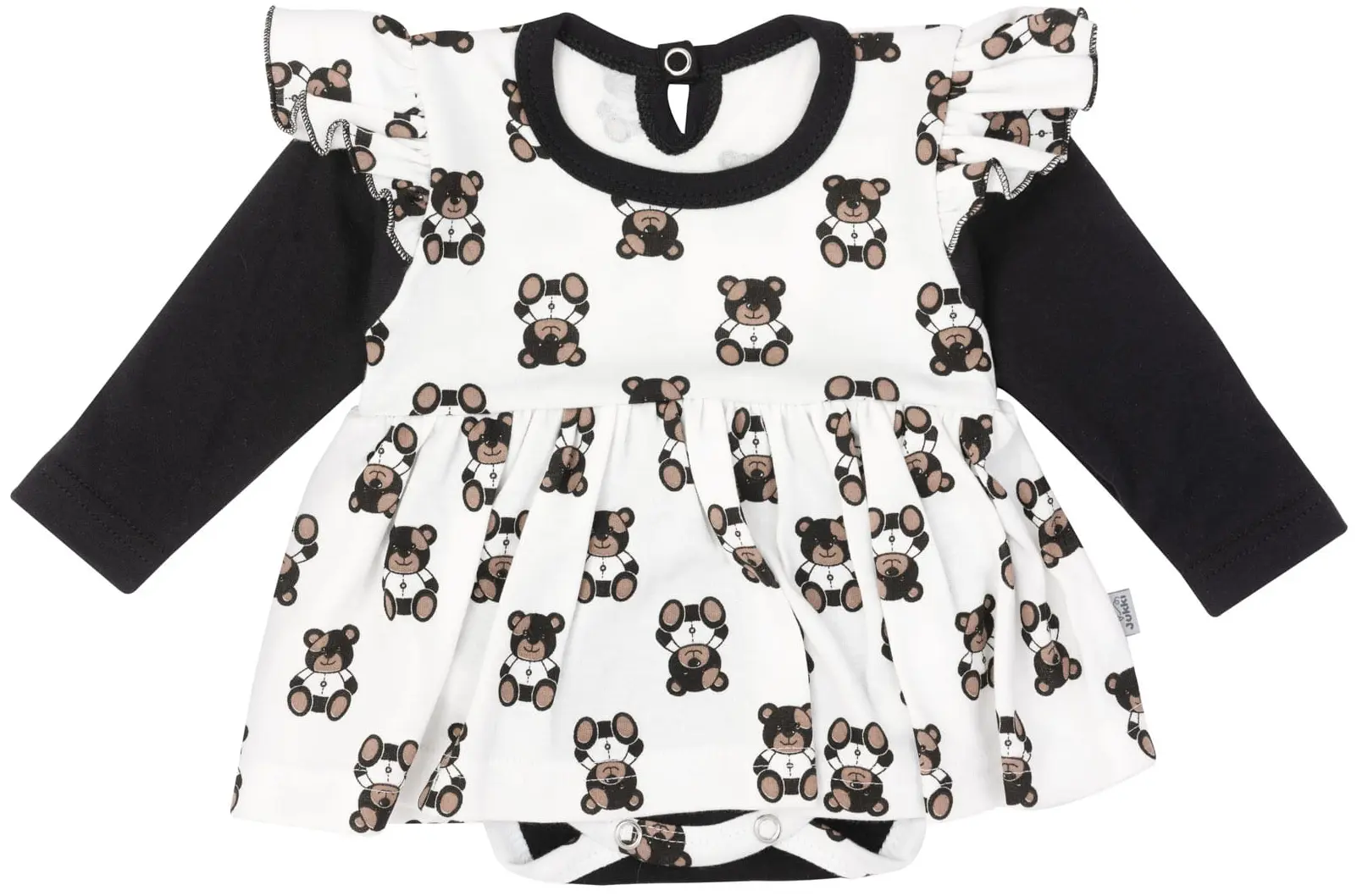 Robe Avec Body „Black Teddy Bear”