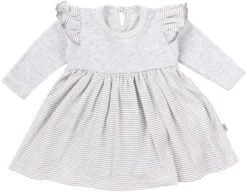 Robe Avec Body „Basic Grey Melange I”