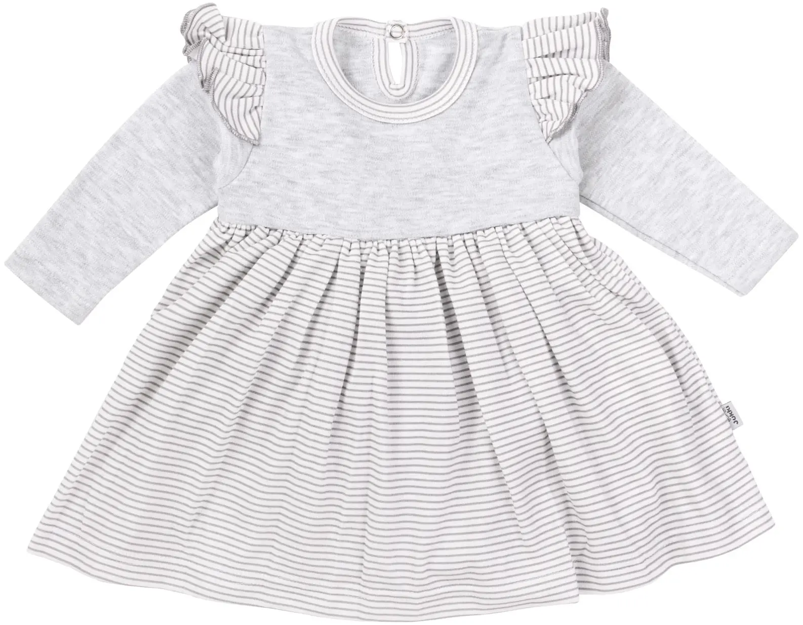 Robe Avec Body „Basic Grey Melange I”