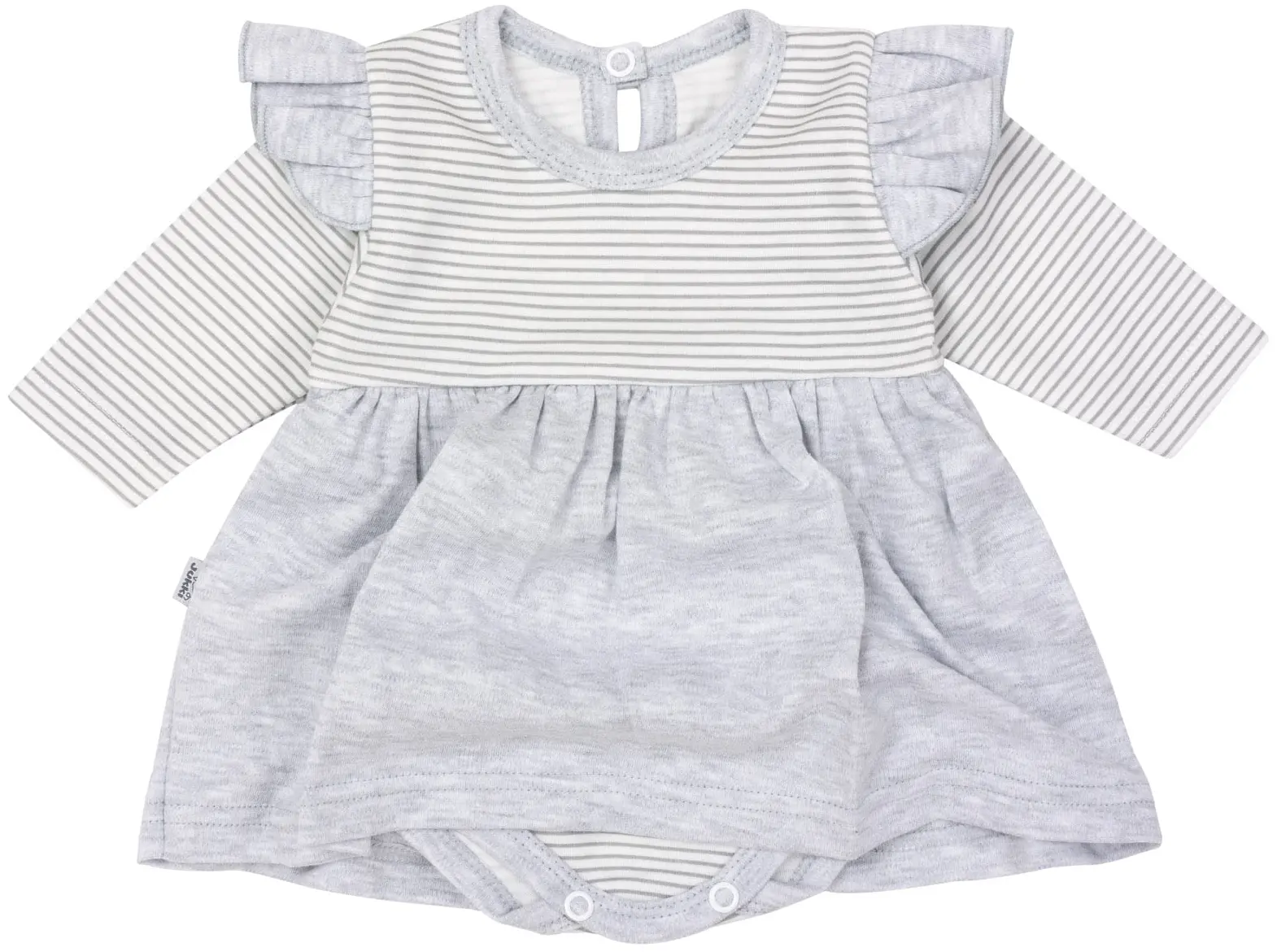 Robe Avec Body „Basic Grey Melange II” – Image 2