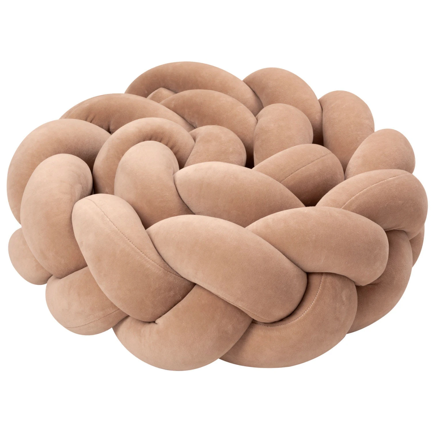 Beige Chaud – Tour De Lit Tressé Pour Lit Bébé – Image 4