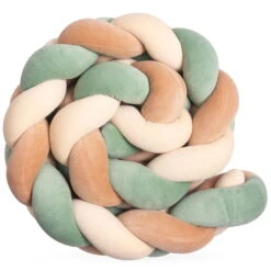 Mélange Savane – Tour De Lit Tressé Pour Lit Bébé