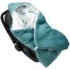 Voyage En Ballon & Minky D’émeraude Plaid Pour Siège Auto