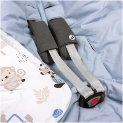 Safari Bleu Plaid Pour Siège Auto -Bébés Produits Magasin jukki car seat blankets summer blue safari 03