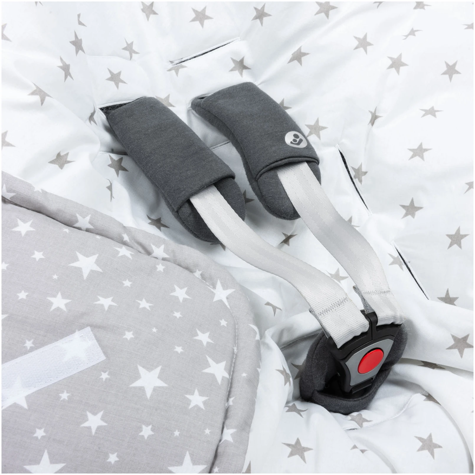 Étoiles Grises Plaid Pour Siège Auto 3 Étoiles Grises Plaid Pour Siège Auto – Image 3