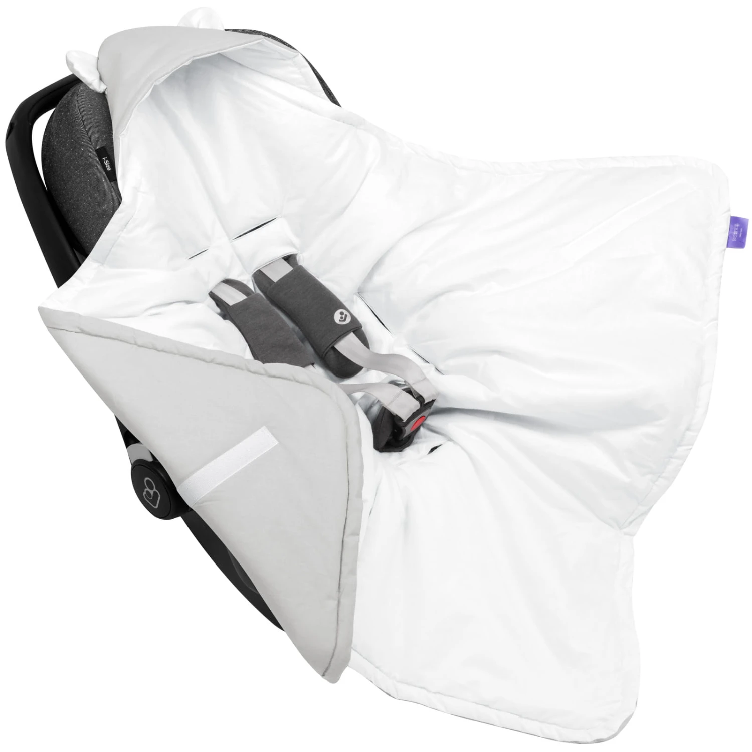 Gris Pastel Plaid Pour Siège Auto 2 Gris Pastel Plaid Pour Siège Auto – Image 2