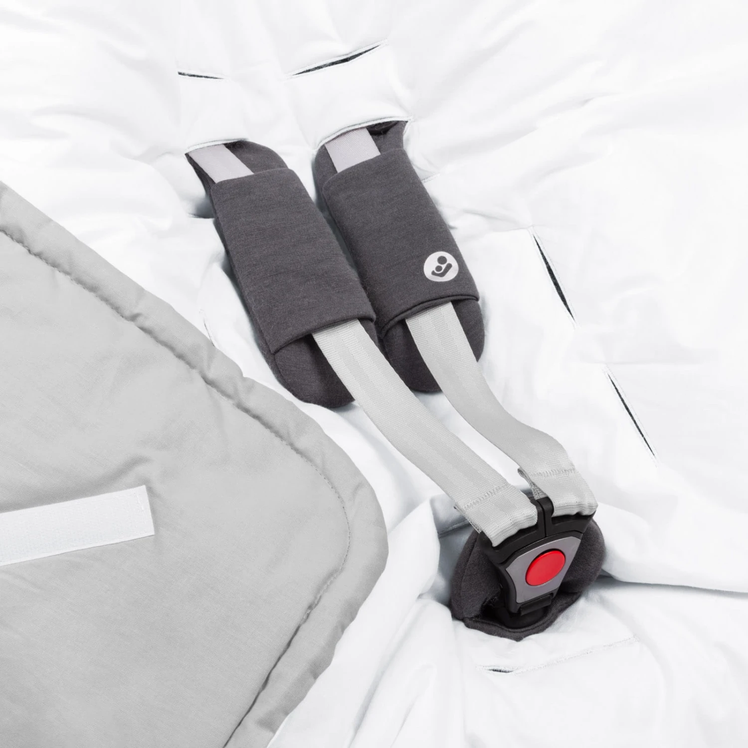 Gris Pastel Plaid Pour Siège Auto 3 Gris Pastel Plaid Pour Siège Auto – Image 3