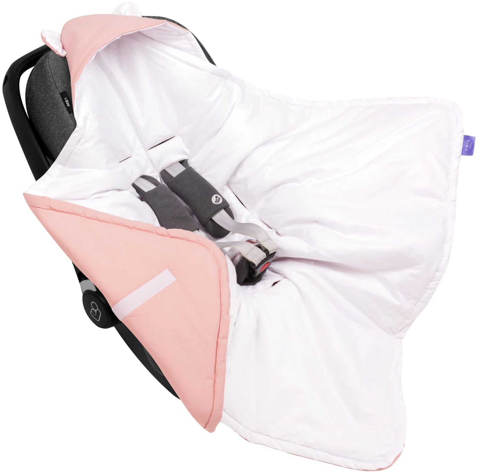 Rose Pastel Plaid Pour Siège Auto – Image 3