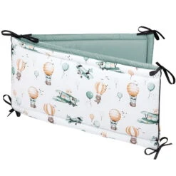 Voyage En Ballon Pare-chocs De Lit Bébé XXL