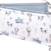 Voyage En Ballon Bleu Pare-chocs De Lit Bébé