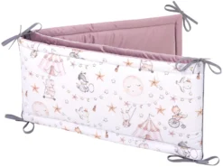 Cirque Des Bonbons & Velours Doux Bruyère Pare-chocs De Lit Bébé XXL