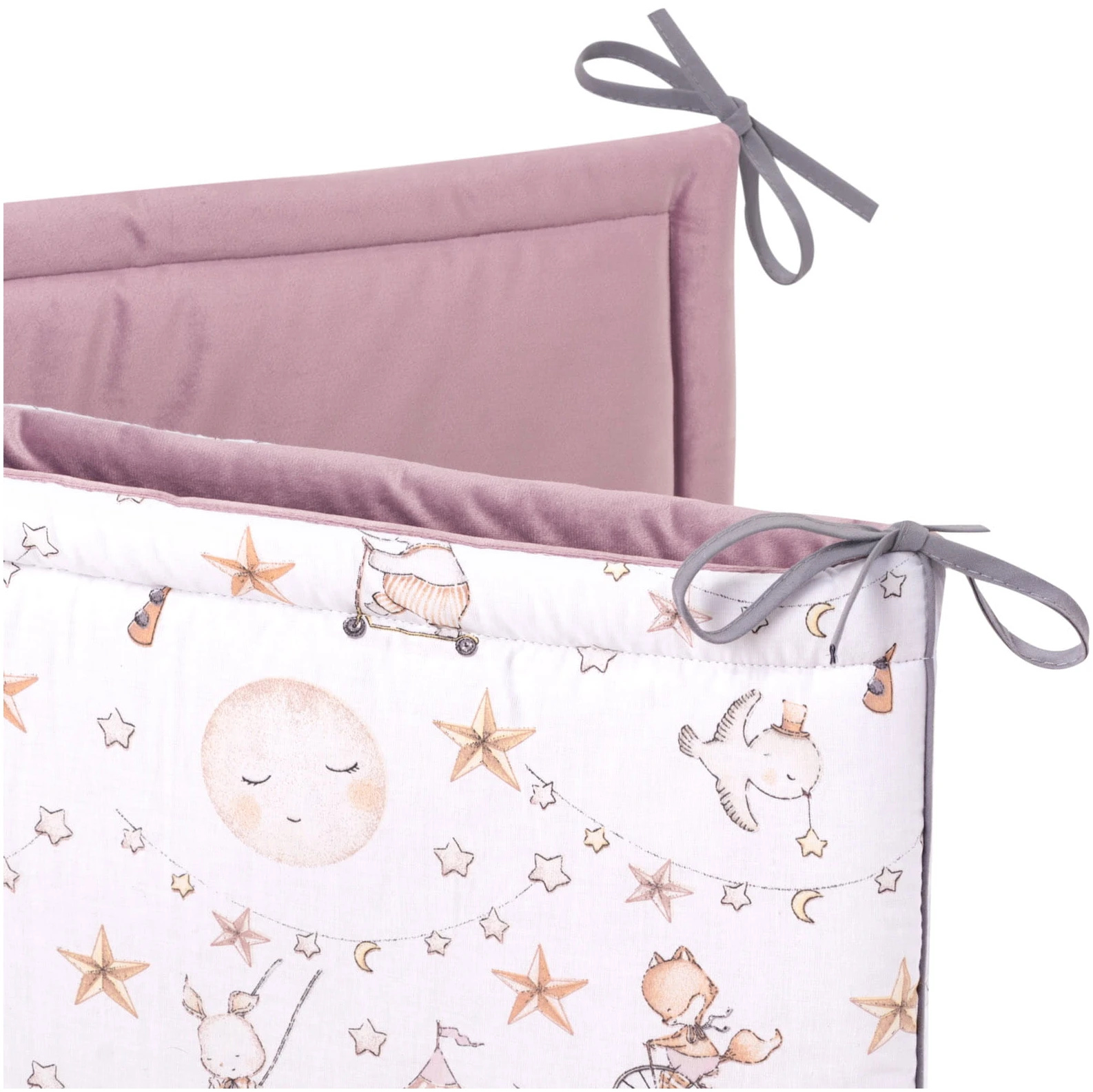 Cirque Des Bonbons & Velours Doux Bruyère Pare-chocs De Lit Bébé XXL – Image 3