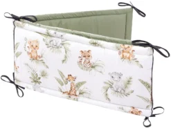 Amusement De La Savane Pare-chocs De Lit Bébé XXL