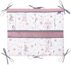 Cirque Des Bonbons & Velours Doux Bruyère Organisateur De Lit Bébé