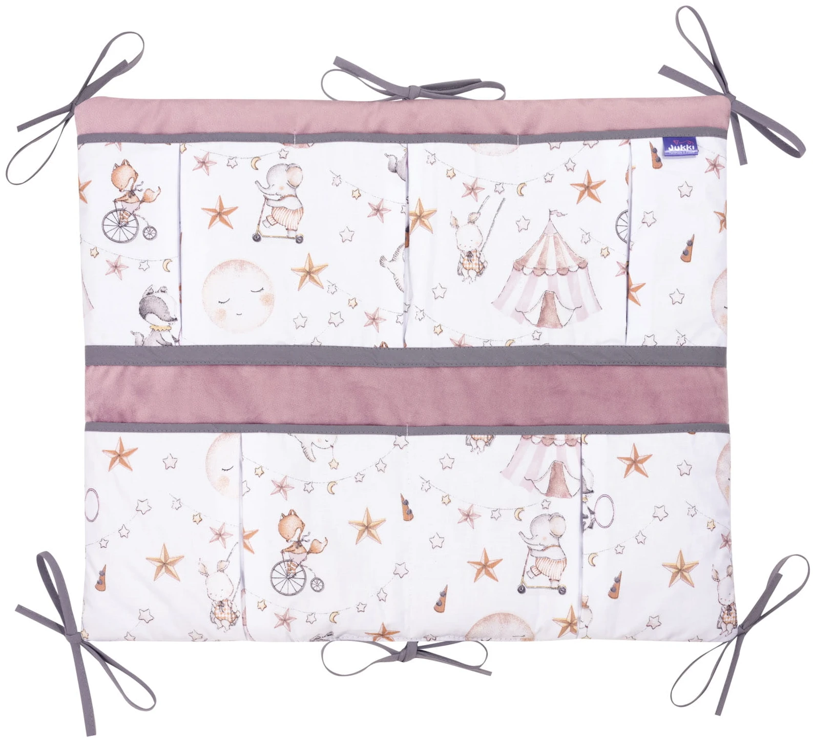 Cirque Des Bonbons & Velours Doux Bruyère Organisateur De Lit Bébé