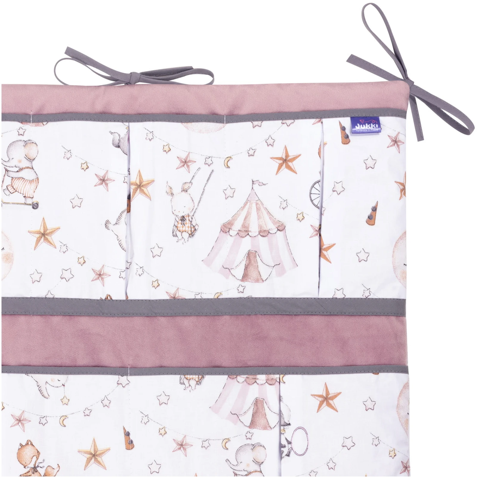 Cirque Des Bonbons & Velours Doux Bruyère Organisateur De Lit Bébé – Image 2