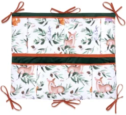 Histoire De La Forêt & Velours Vert Organisateur De Lit Bébé