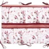 Rose Royale & Velours Rose Indien Organisateur De Lit Bébé