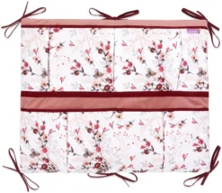 Rose Royale & Velours Rose Indien Organisateur De Lit Bébé