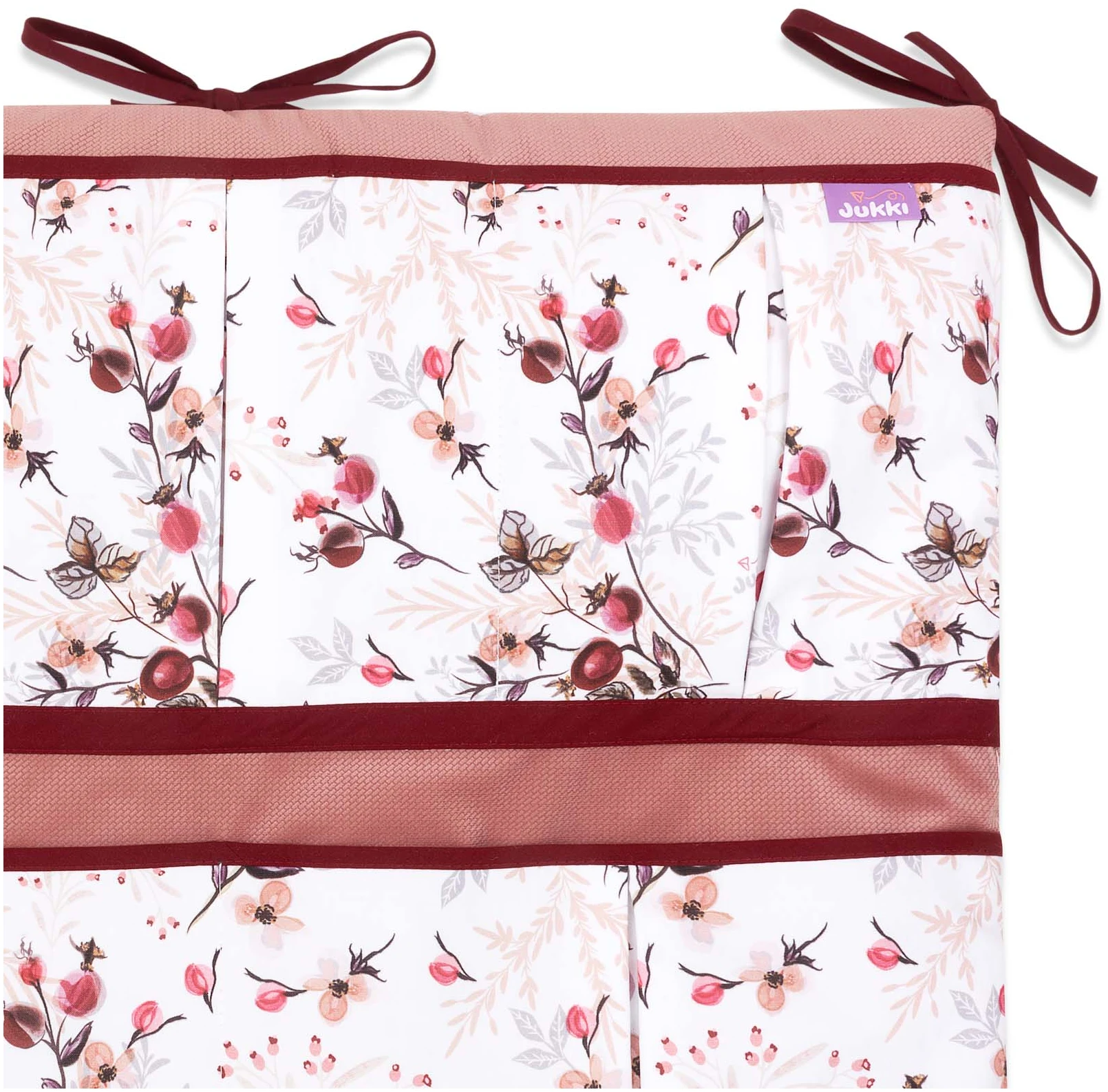 Rose Royale & Velours Rose Indien Organisateur De Lit Bébé – Image 2