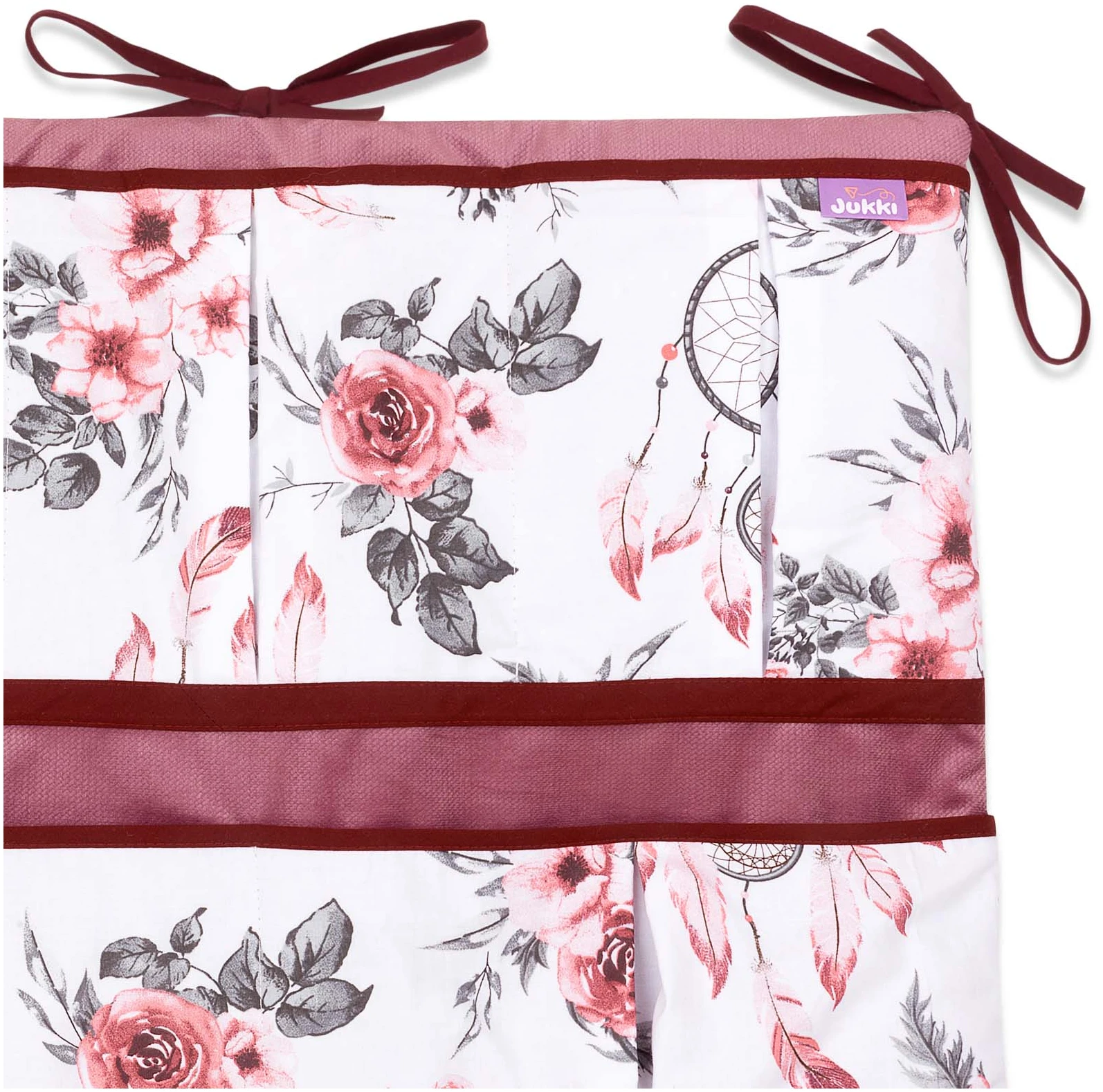 Rêve D’été & Velours Vieux Rose Organisateur De Lit Bébé – Image 2