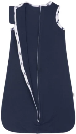 Gigoteuse Tricoté – Navy Blue Stars II -Bébés Produits Magasin jukki sleeping bags blue stars2 03