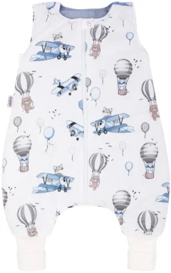 Balloon Travel Blue – Gigoteuses Pour Bébé – Isolé Avec Jambes
