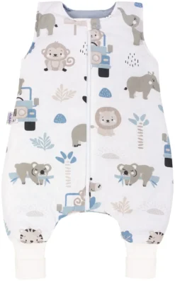 Blue Safari – Gigoteuses Pour Bébé – Isolé Avec Jambes