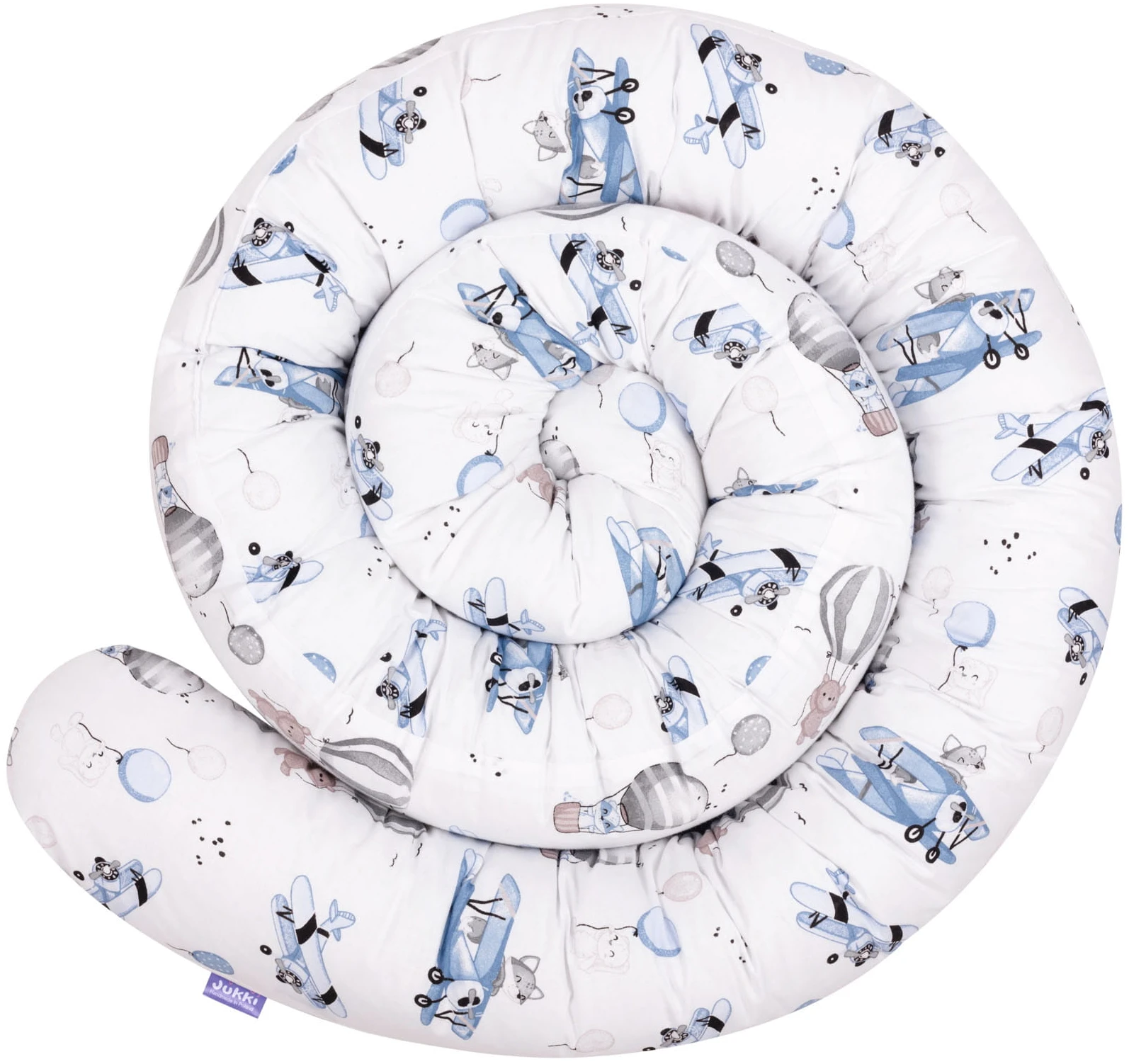 Voyage En Ballon Bleu Tours De Lit – Rouleaux 300cm