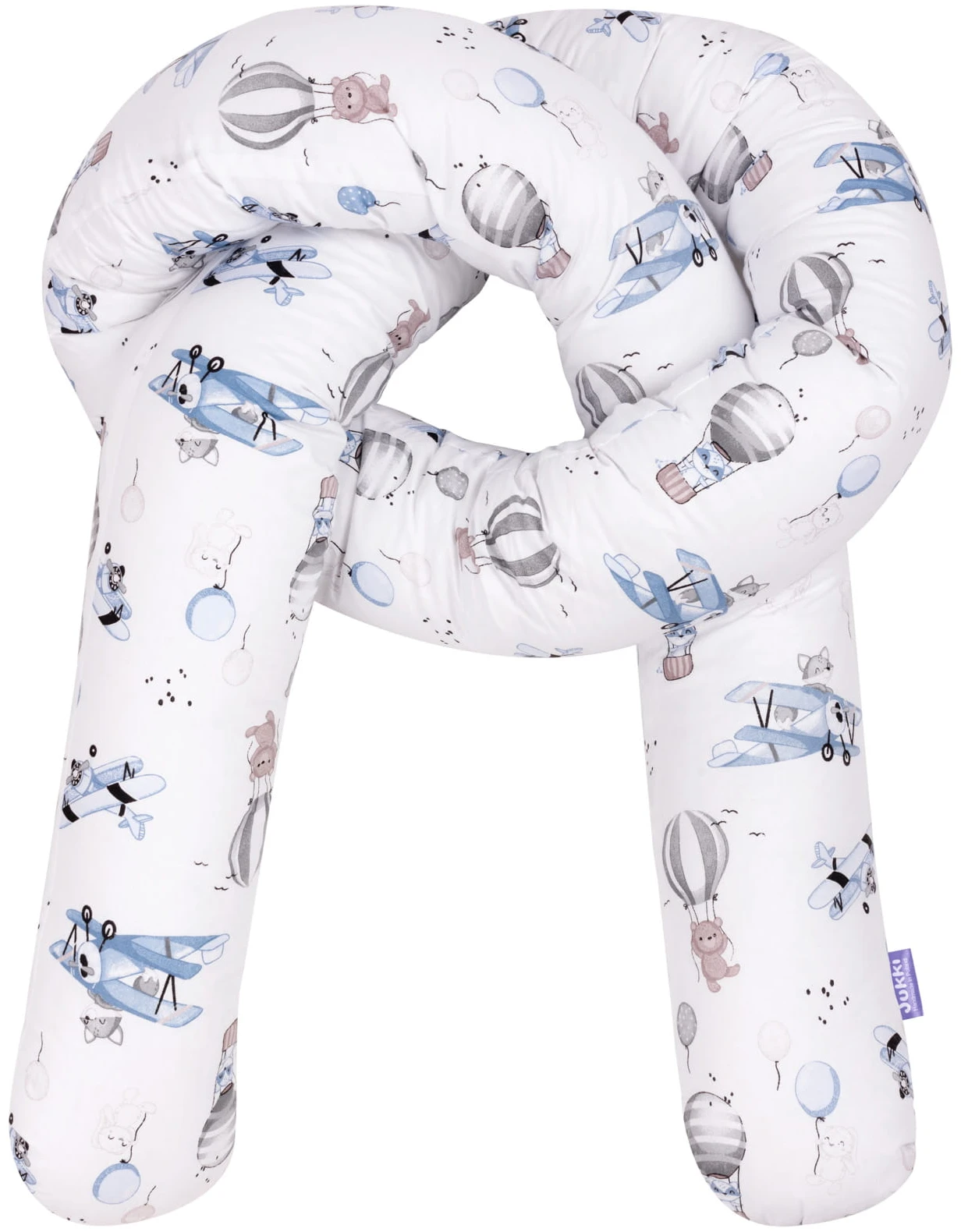 Voyage En Ballon Bleu Tours De Lit – Rouleaux 300cm – Image 3