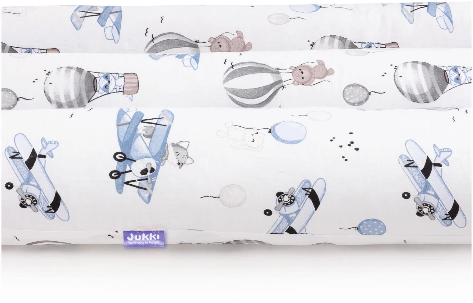 Voyage En Ballon Bleu Tours De Lit – Rouleaux 300cm – Image 4