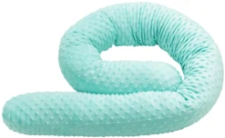 Menthe Minky Tours De Lit – Rouleaux 180cm -Bébés Produits Magasin jukki snake cot bumpers 180cm minky mint 03